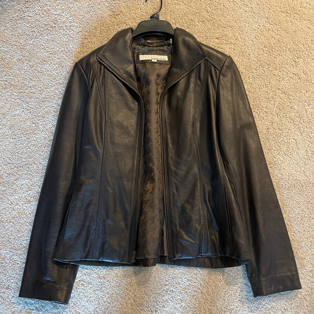 COPY - Wilson Leather jacket, Brown size small
